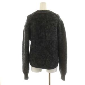 AURALEE ニット セーター 長袖 ウール モヘヤ 1 S 黒 ブラック A5AP03BM