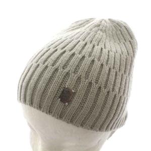 HELEN KAMINSKI XY ニット帽 ビーニー 帽子 ウール カシミヤ混 F グレー