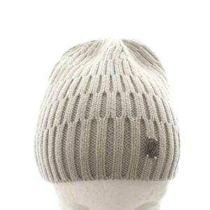 HELEN KAMINSKI XY ニット帽 ビーニー 帽子 ウール カシミヤ混 F グレー