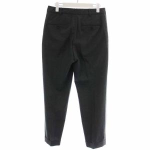 MARGARET HOWELL 18AW FINE WOOL POPLIN TROUSERS スラックスパンツ テーパードパンツ ウール ロールアップ 3