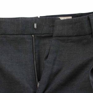 MARGARET HOWELL 18AW FINE WOOL POPLIN TROUSERS スラックスパンツ テーパードパンツ ウール ロールアップ 3