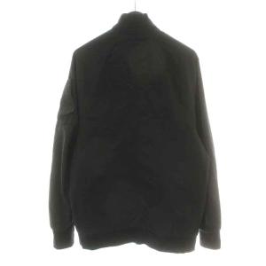 JULIUS 18SS ウィンドネックブルゾン WIND NECK MA-1 ジャケット スタンドカラー ジップアップ 3 L 黒 ブラック