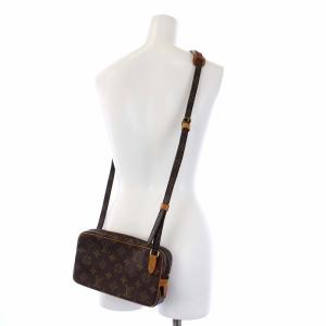 LOUIS VUITTON M51828 ポシェット マルリーバンドリエール モノグラム ショルダーバッグ ブラウン