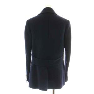 Theory BELMORE OVERBY テーラードジャケット 紺ブレ ダブル 総裏地 金ボタン ウール S 紺 ネイビー