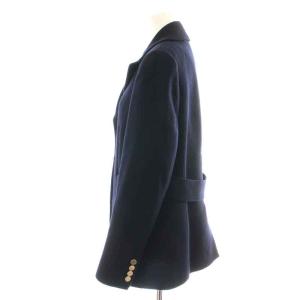 Theory BELMORE OVERBY テーラードジャケット 紺ブレ ダブル 総裏地 金ボタン ウール S 紺 ネイビー