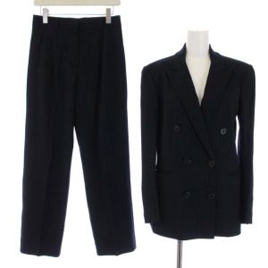 17AW PINSTRIPE.KNIT POWER JKT PINSTRIPE.KNIT HW.PLEAT.PANT スーツ