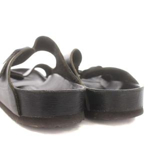 BIRKENSTOCK サンダル Monterey モントレー レザー ストラップ 40 26cm 黒 ブラック