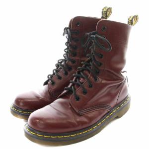 Dr.Martens 1490 10 ホール ブーツ ミドルブーツ レザー レースアップ UK5 24cm ボルドー