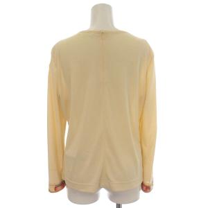 LEONARD SPORT カットソー 長袖 花柄 刺繍 40 M アイボリー