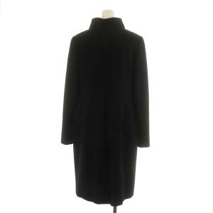 VALENTINO コート ロング丈 リボン ウール アウター 44/8 L 黒 ブラック