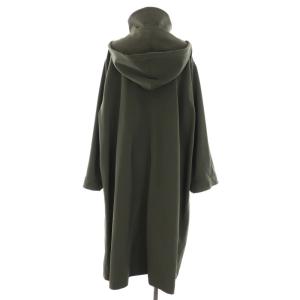 Theory 22SS シンセティックダブルクロスミリタリーコート S カーキ