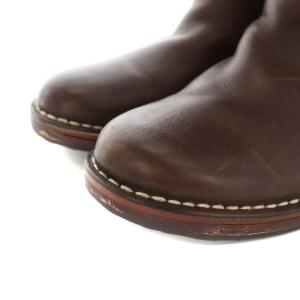 UGG australia ダンウィッチ Dunwich ロングブーツ レザー ムートン USA6 23.0cm 茶 ブラウン