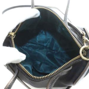 FURLA ハンドバッグ ショルダーバッグ 2WAY レザー ダークブラウン