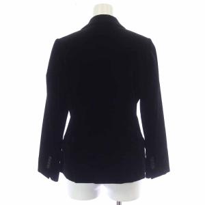 Brooks Brothers テーラードジャケット ブレザー ベロア 0 S 黒 ブラック