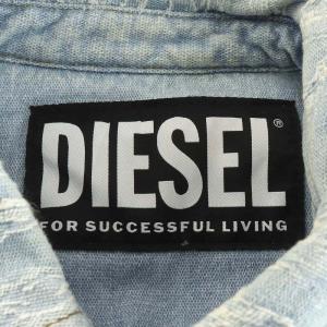 DIESEL デニムジャケット Gジャン ジージャン 刺繍 XXL 水色 ライトブルー