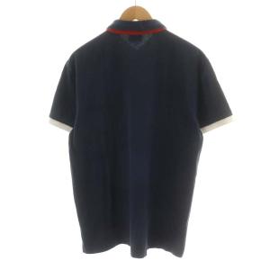 EMPORIO ARMANI ポロシャツ 半袖 ロゴ XXL 紺 ネイビー 3ZPF58PJ04Z