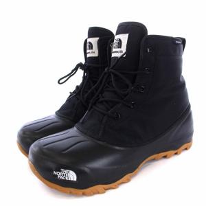 THE NORTH FACE SNOW SHOT 6 BOOTS スノーショートブーツ レースアップ ウォータープルーフ US8 26cm 黒 ブラック