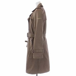 Aquascutum タトラス TATRAS ダウンライナー付き トレンチコート アウター ロング ダブル 10 M 茶 ブラウン