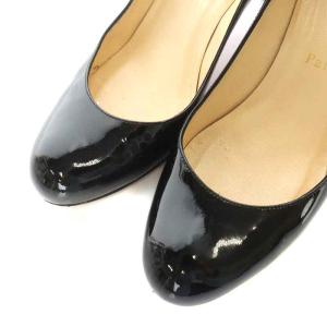 Christian Louboutin SIMPLE PUMP 70 PATENT CALF パンプス エナメル ラウンドトゥ ハイヒール 36.5 23.5cm
