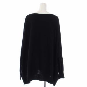 Deuxieme Classe 20AW B/N Volume Knit ボートネック ボリュームニット セーター 長袖 ウール 黒 ブラック 20080560002430