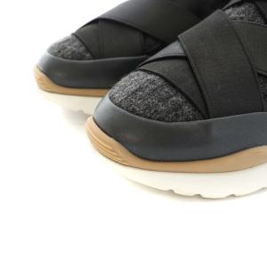 Chloe SONNIE SNEAKERS ソックススニーカー レザー ラバー 24.0cm ブラック
