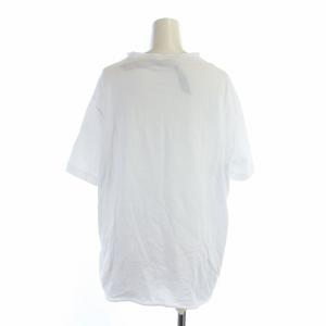 N°21 Tシャツ カットソー 半袖 クルーネック ロゴ 安全ピン XS 白 ホワイト 22AU-F012-4157