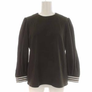 WOOL JERSEY TOP カットソー ウール 長袖 38 M カーキ BD1721-3C-06