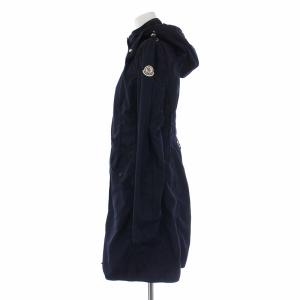 MONCLER ARGELIA フーテッドコート ロング ワッペン XS 紺