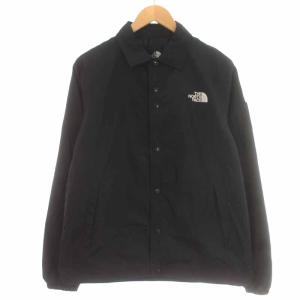 ザ コーチジャケット The Coach Jacket ナイロンジャケット ロゴプリント M 黒 ブラック NP22030