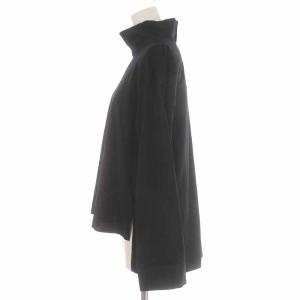 ADORE 18AW スタンドカラーシャツブラウス 長袖 38 M 紺 ネイビー 5318210819