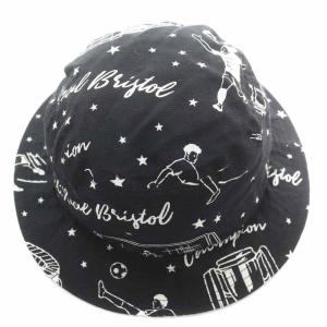 F.C.Real Bristol 19SS HAWAIIAN HAT バケットハット 帽子 総柄 F 黒 ブラック 白 ホワイト