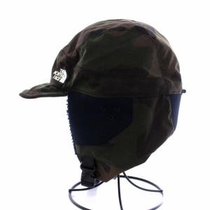 THE NORTH FACE フロンティアキャップ 帽子 裏ボア カモフラ 迷彩柄 カーキ NN41414