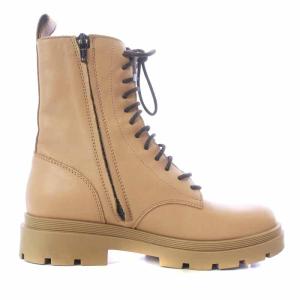 GALERIE VIE レースアップショートブーツ レザー 36 23.0?23.5cm 茶 ブラウン