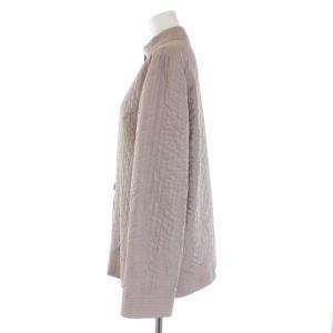 Max Mara ハイネックジャケット ブルゾン アウター 刺繍 38 S グレー