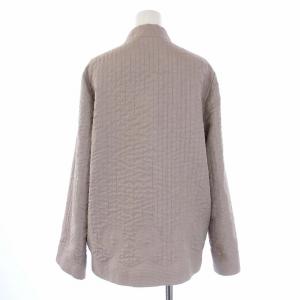 Max Mara ハイネックジャケット ブルゾン アウター 刺繍 38 S グレー