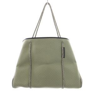 STATE OF ESCAPE エスケープトートセージグリーンブレンドロープ トートバッグ ネオプレン パンチング ポーチ グリーン