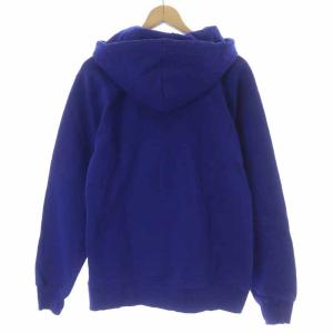 THE NORTH FACE KAWS PULLOVER HOODIE プルオーバーパーカー 裏起毛 ロゴ刺繍 オーバーサイズ S 青 ブルー A7WLI