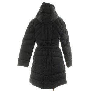 MONCLER MONTANA ダウンコート ロング ハイネック ジップアップ フード 1 M ブラック 49328