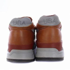 New Balance M998BESP スニーカー レザー 25cm ブラウン