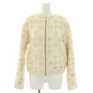 GRACE CONTINENTAL 21AW スーツ セットアップ ラメ千鳥ブルゾン ジップアップ 36 ラメ千鳥スカート ミモレ