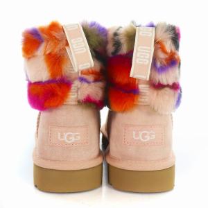 UGG australia W Fluff Quilted Motlee フラッフ ミニ キルテッド ブーツ ムートンブーツ ショートブーツ US7 24cm