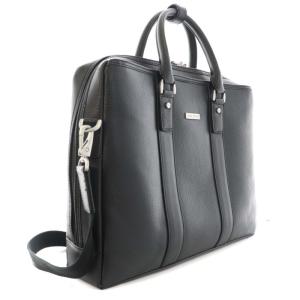 Brooks Brothers ビジネスバッグ ハンドバッグ ショルダーバッグ 2way レザー 黒 ブラック