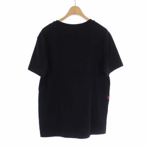 VALENTINO シグネチャープリント Tシャツ カットソー 半袖 S 黒 ブラック