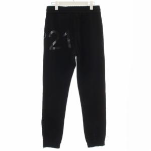 N°21 スウェットパンツ ジョガーパンツ ロゴ プリント 38 M 黒 ブラック