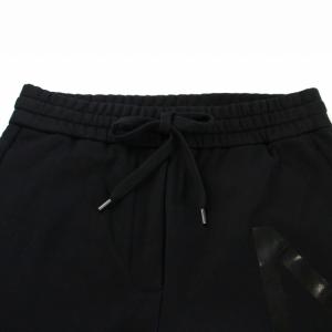 N°21 スウェットパンツ ジョガーパンツ ロゴ プリント 38 M 黒 ブラック