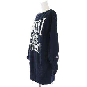 AMERICANA Deuxieme Classe 別注 AMERIスウェットプルオーバー スウェット トレーナー 長袖 プリント ロゴ 紺 ネイビー