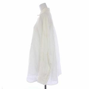 Deuxieme Classe 18SS WIDE LINEN シャツ ブラウス 長袖 ワイド 麻 リネン 白 ホワイト