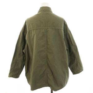 Deuxieme Classe シャツジャケット 比翼ボタン 長袖 F カーキ