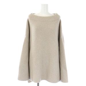 18AW アゼワイドスリーブセーター ニット 長袖 ベージュ
