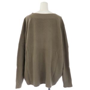 Deuxieme Classe 19AW ミドルゲージKNIT ニット セーター 長袖 Vネック カシミヤ混 ベージュ 19080500719030